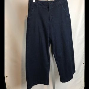 Zara Trafaluc dark denim sz 8 culottes